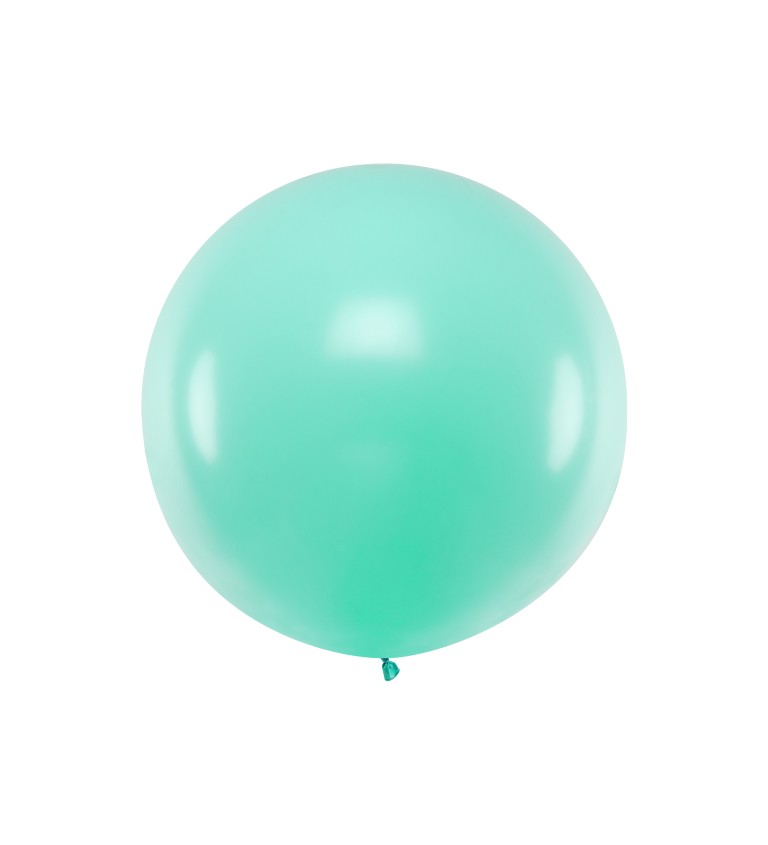 Jumbo balónik, pastelovo mätový
