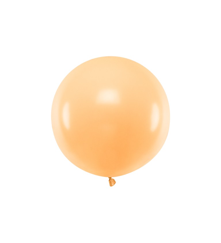 Pastelový broskyňový balón