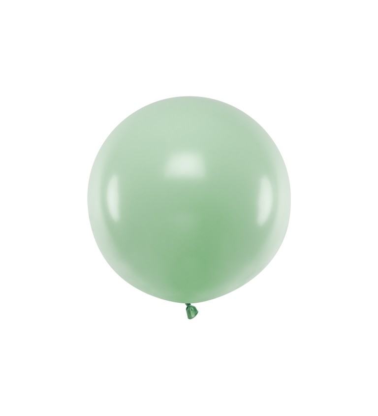 Balón v pistáciovej farbe