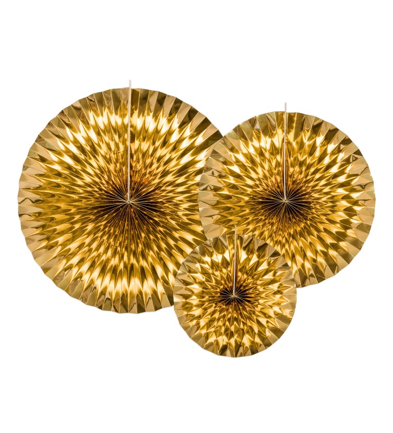 Dekoratívna rozeta, holografická zlatá