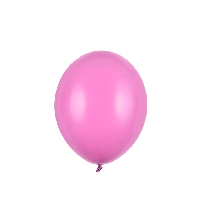 Pastelový balón - ružový - 10 kusov
