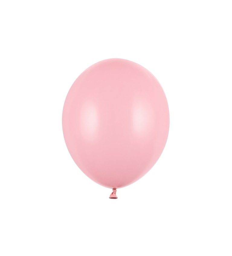 Pastelový balónik - svetloružový