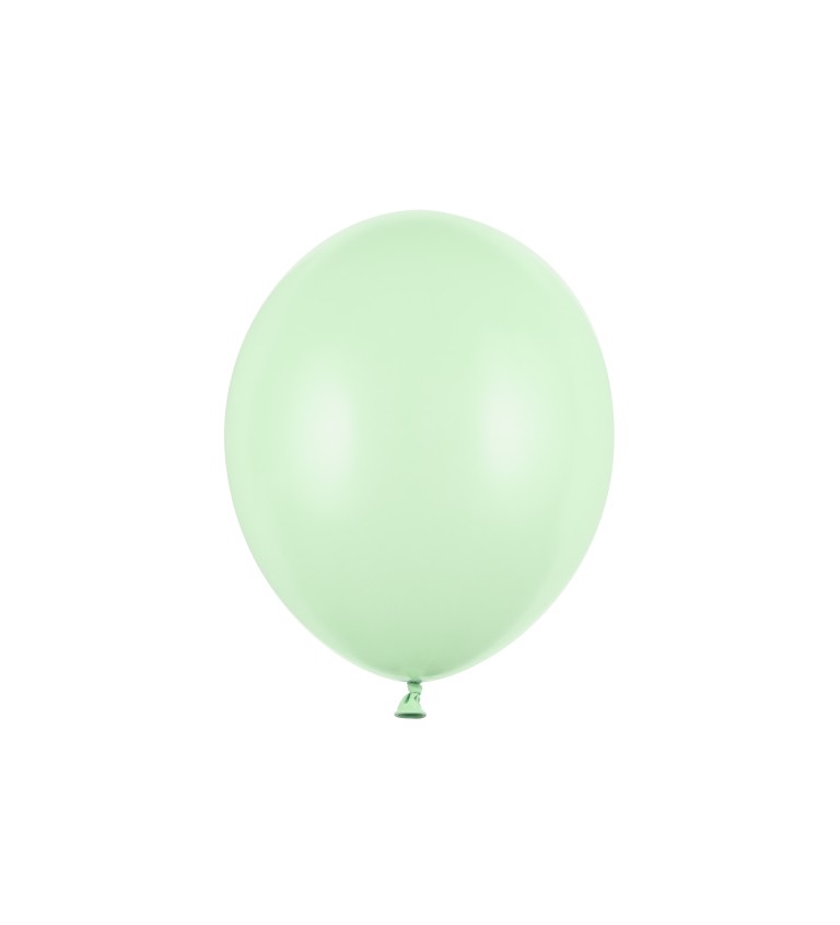 Pastelový balón - pistáciový 10 ks