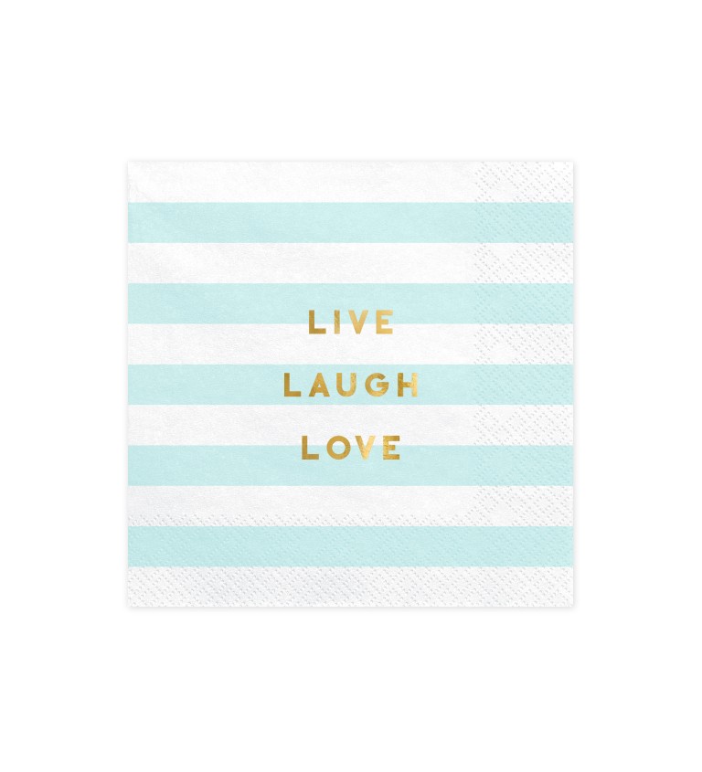 Servítky - Live Laugh Love