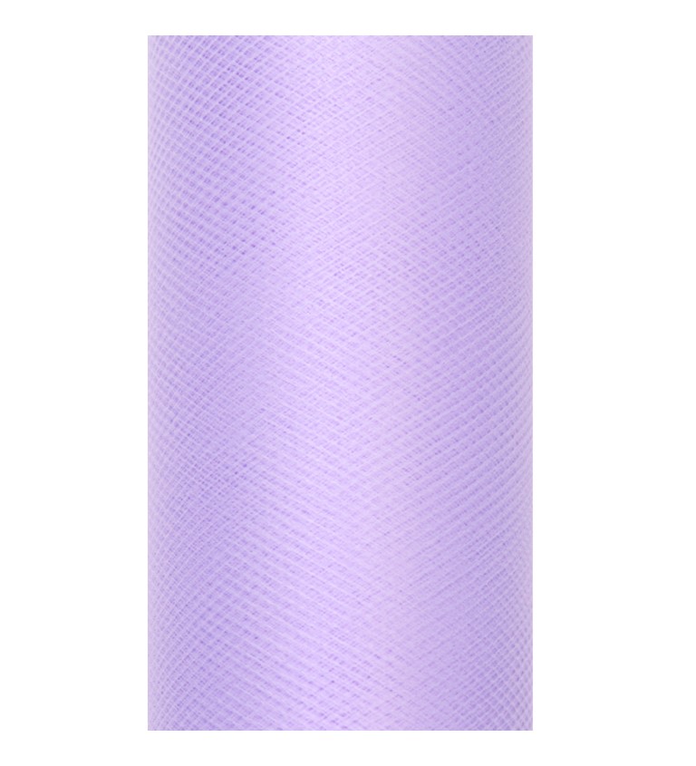 Dekoračný jemne fialový tyl, 0.3 x 9 m