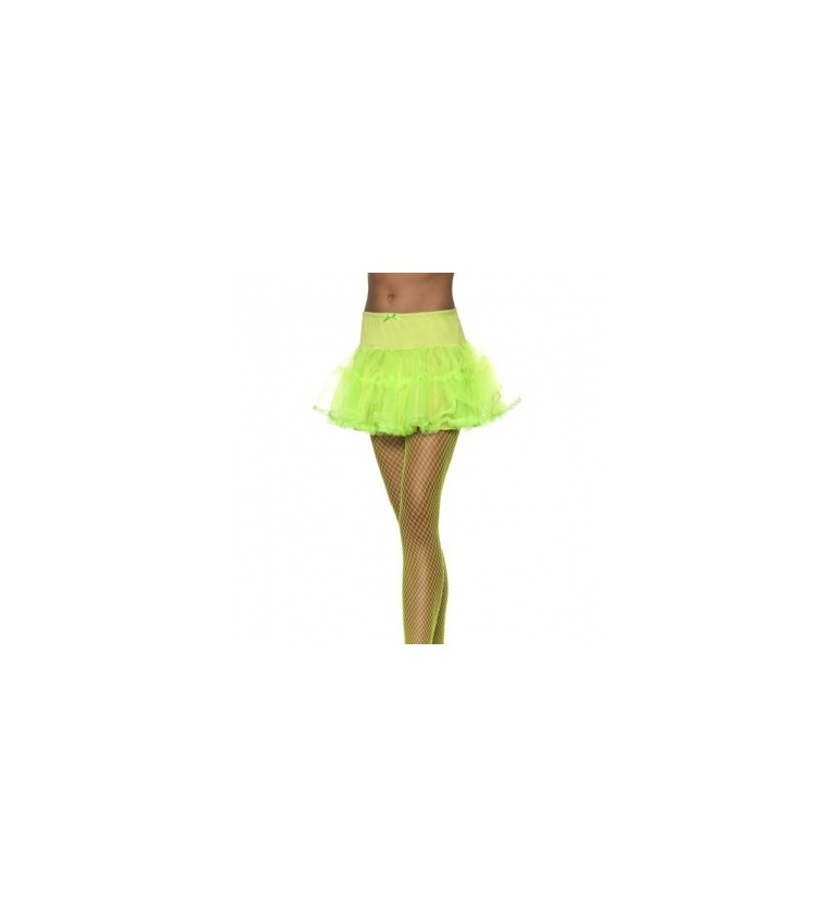 Suknička s volánikmi - zelená