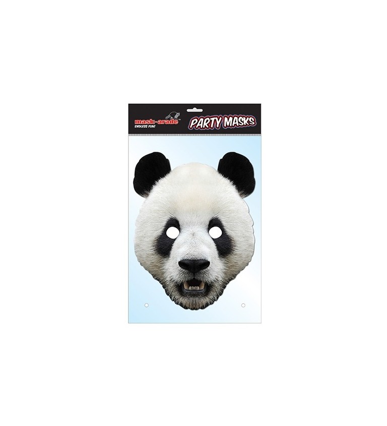 Papierová maska panda
