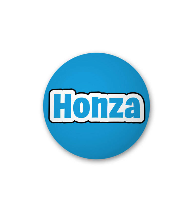 Odznak s nápisom -Honza