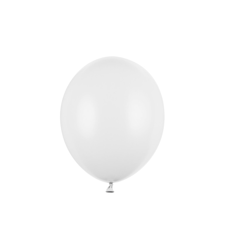 Pastelový balónik - biely