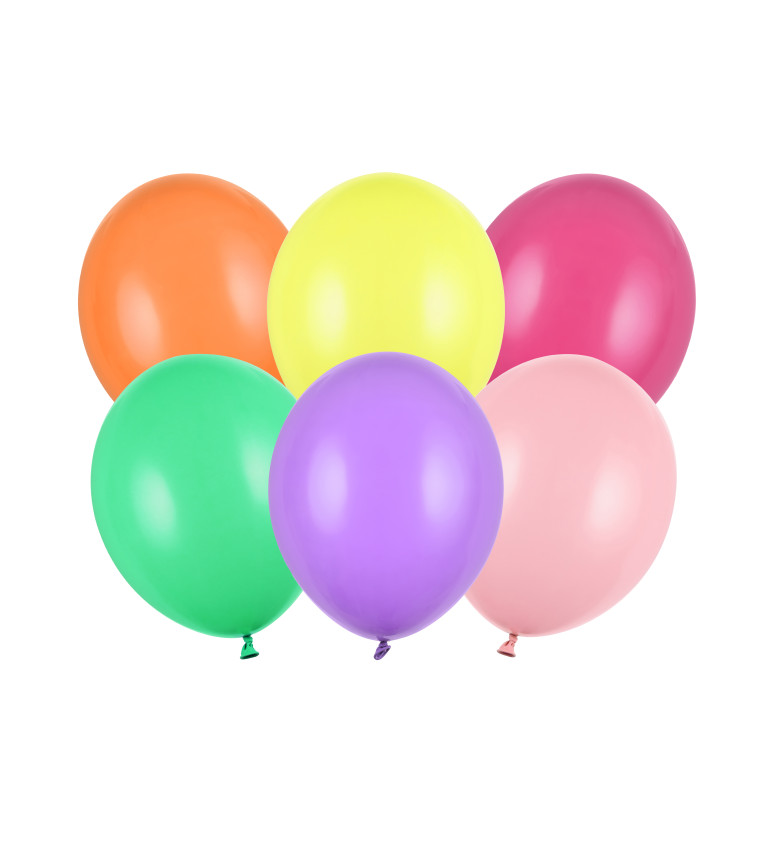 Latexové balóniky 30 cm pastelové, mix