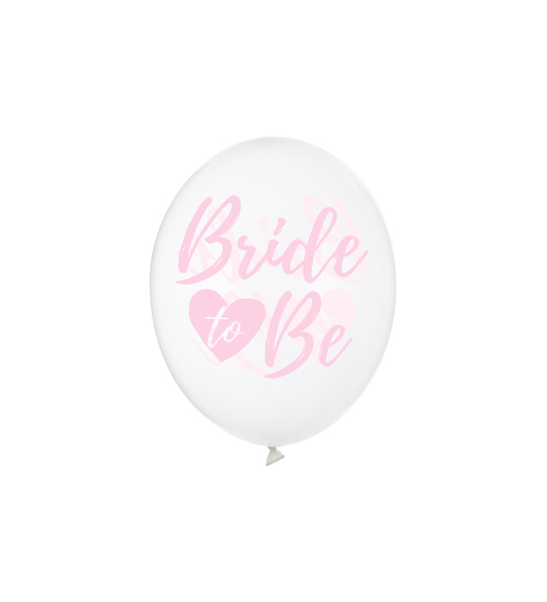 Latexové balóniky Bride to be (50 ks)