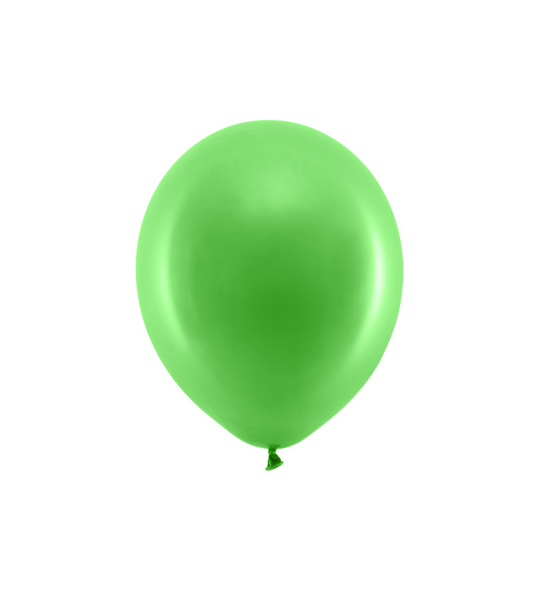 Latexové rainbow balóny - zelené