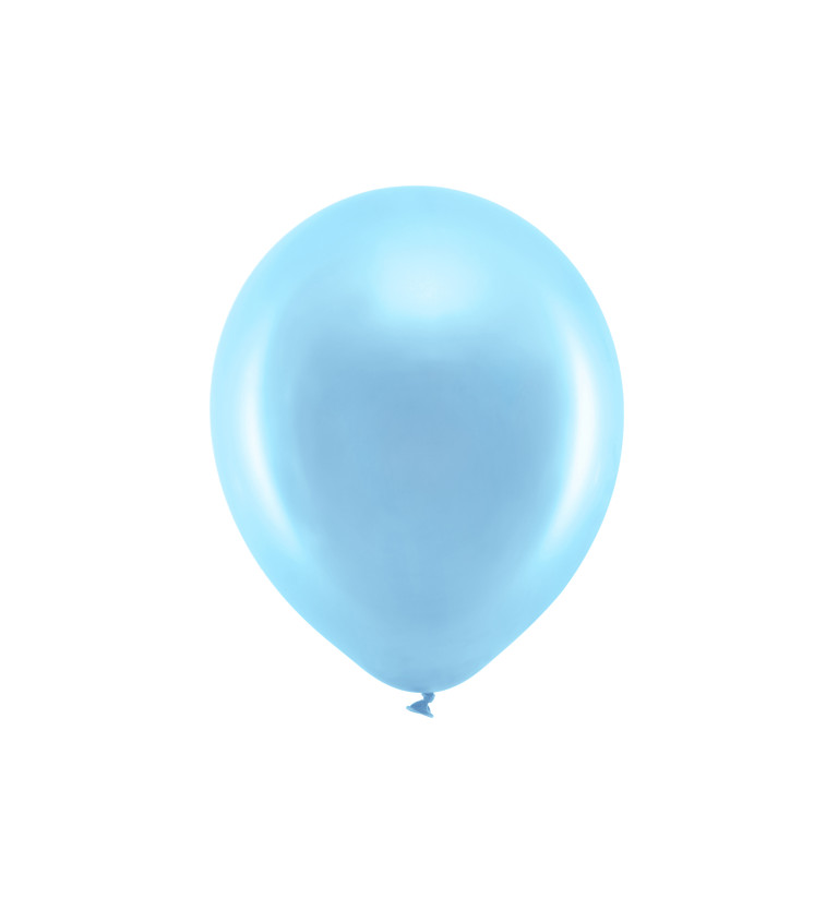 Balón v modrej farbe