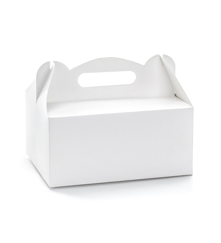 Svadobná krabička - biela 10 ks