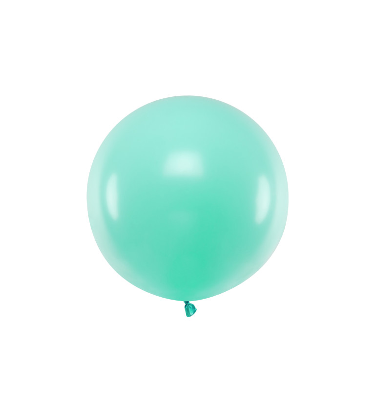 Pastelový balón 60cm - mentolový