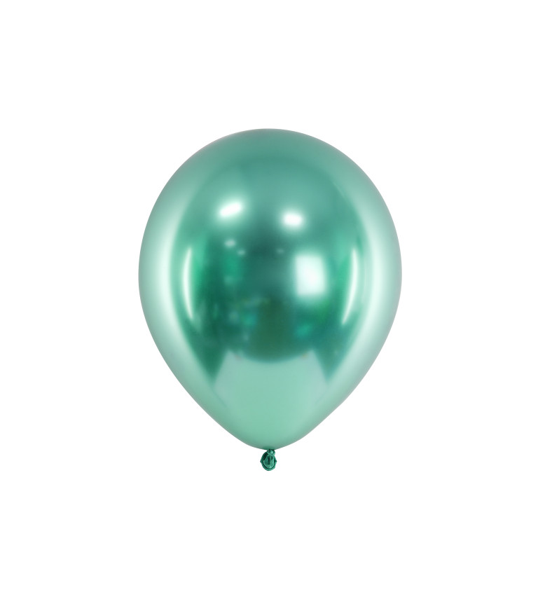Chrómovo zelený balónik