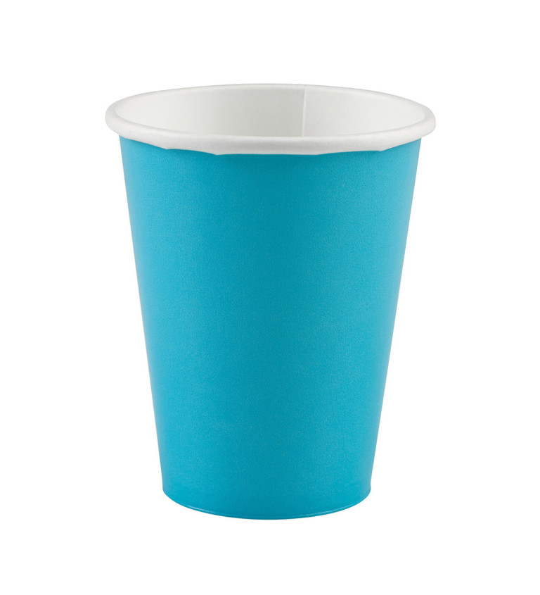Jednofarebný pohár - svetlo modrý