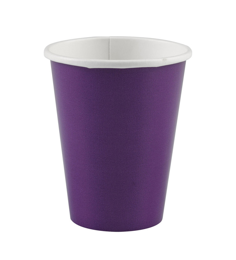 Jednofarebný pohár - fialový