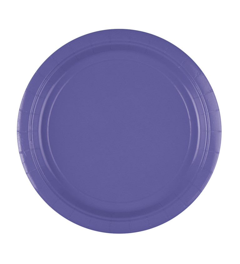 Papierové taniere fialové
