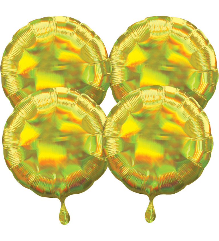 \\\sada fóliových balónikov Kolieska, žlté