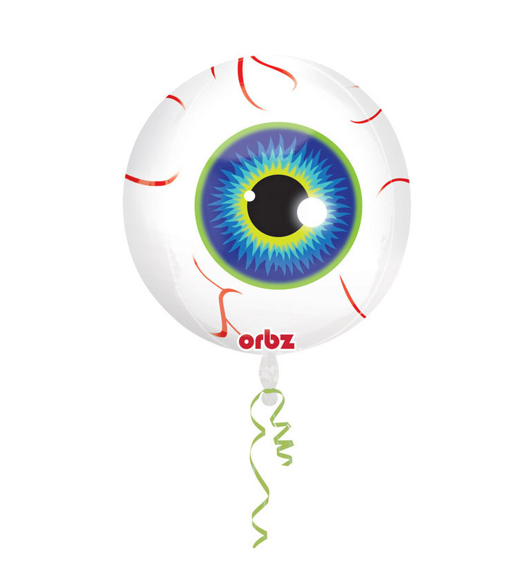 Fóliový balónik s motívom očnej bulvy