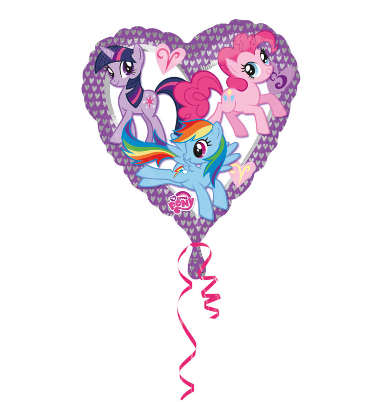 Srdcový balónik - My Little Pony