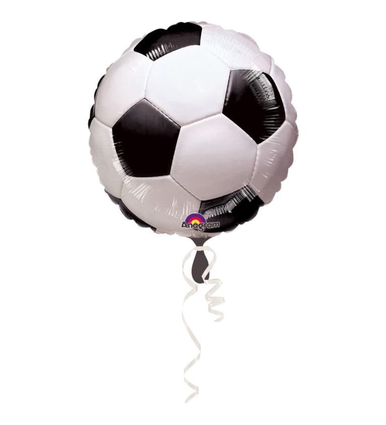 Fialový balónik Futbalová lopta