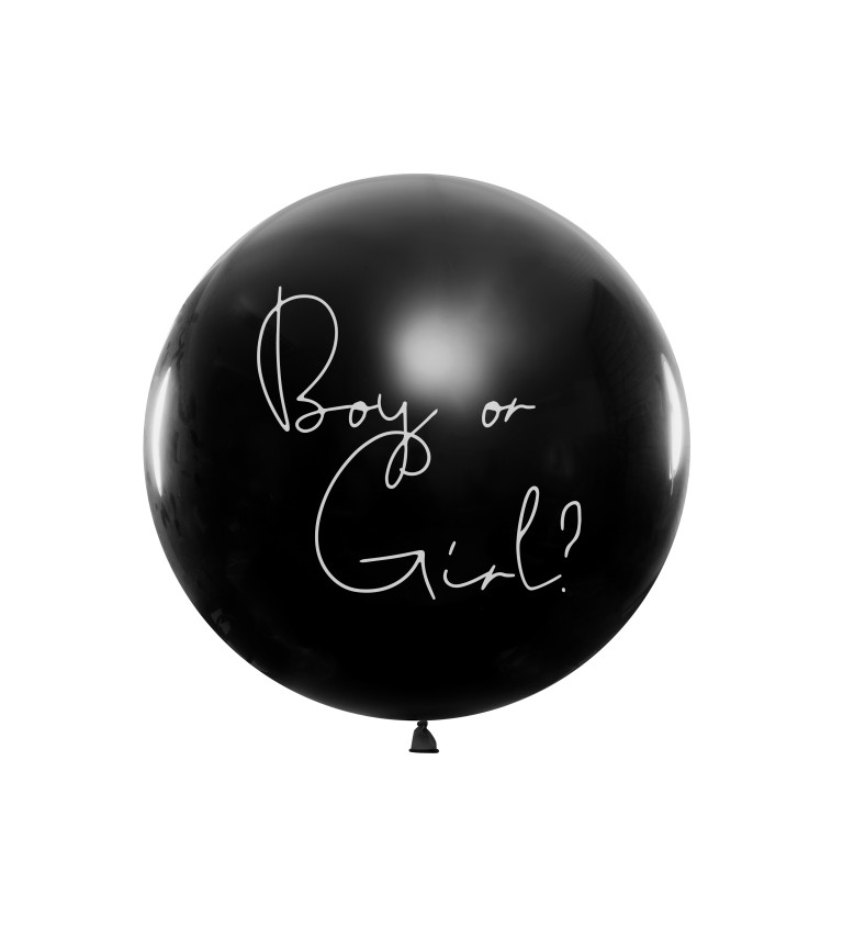 Čierny balón - odhalenie pohlavi