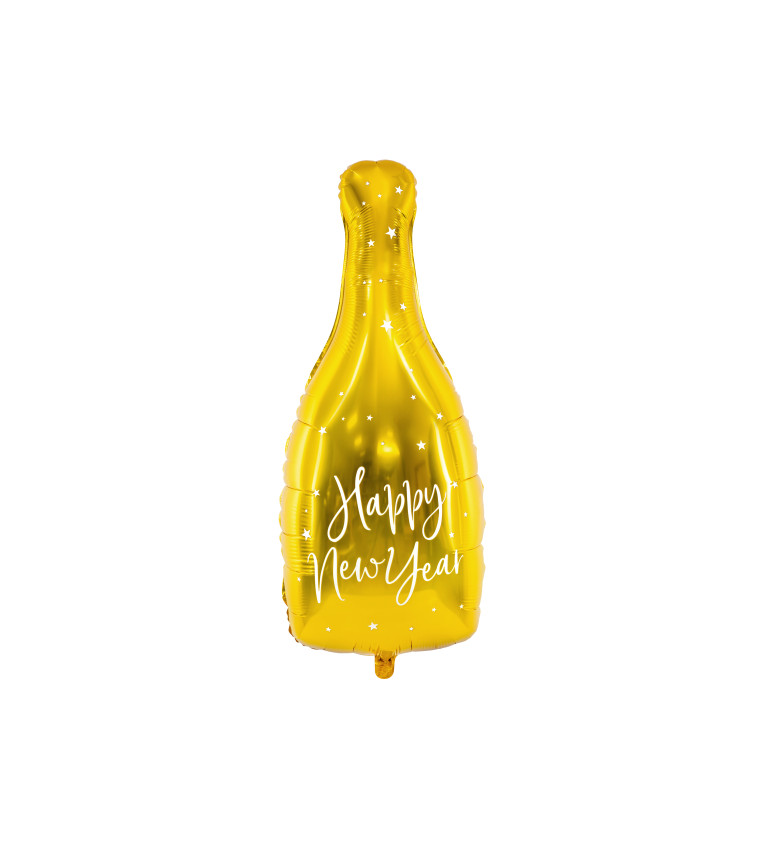 Fóliový balónik Šampanské, Happy New Year