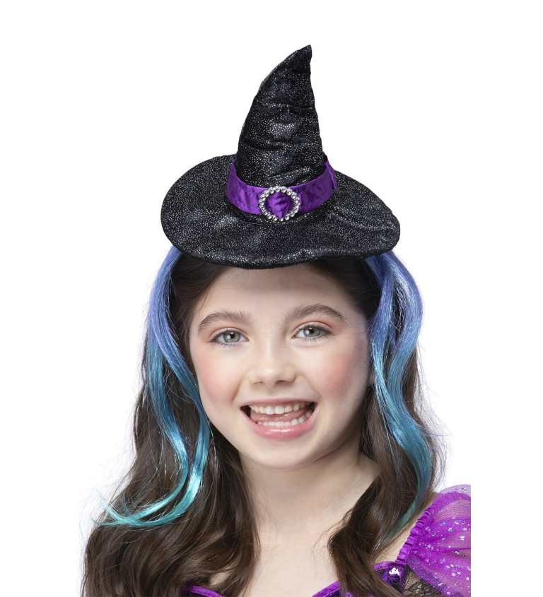 Detská čarodejnícka čelenka, klobúk a vlasy