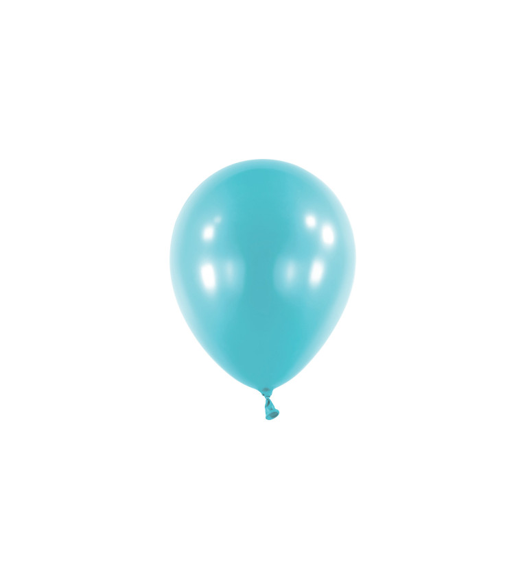 Latexové balóniky Perleťová karibská modrá 100 ks