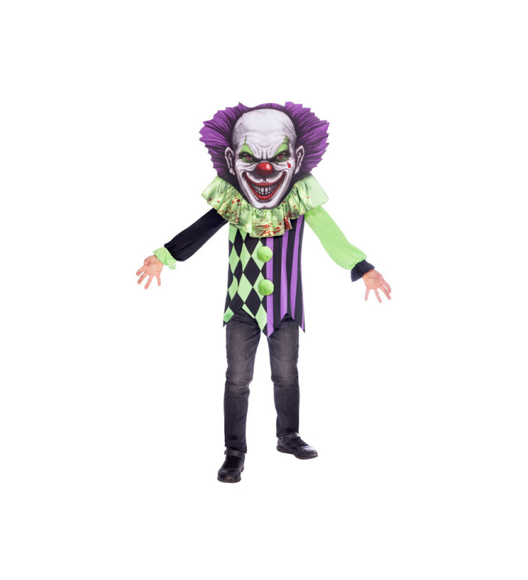 Detský kostým Strašidelný klaun