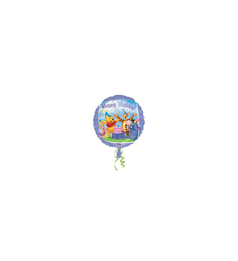 Fóliový balónik Medvedík Pú