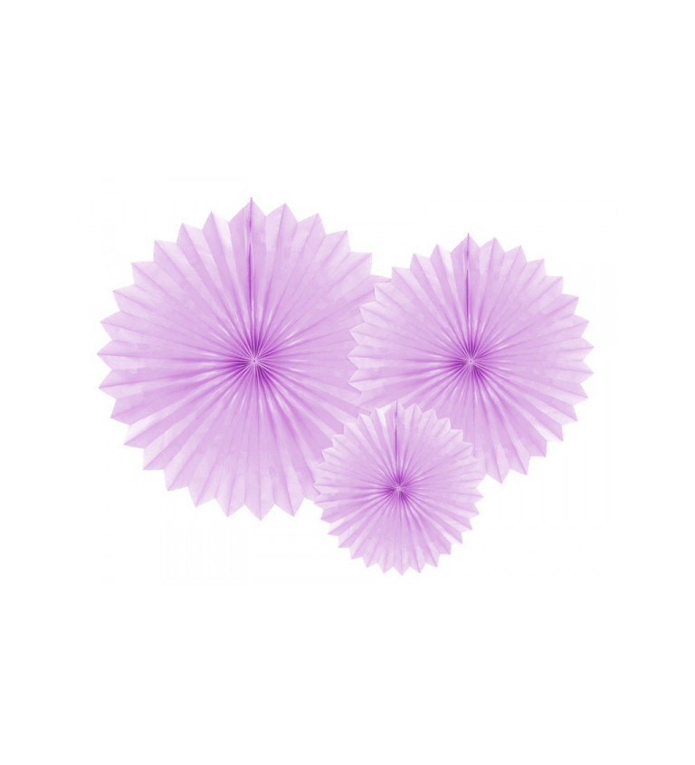 Dekoratívna rozeta - levanduľovo fialová
