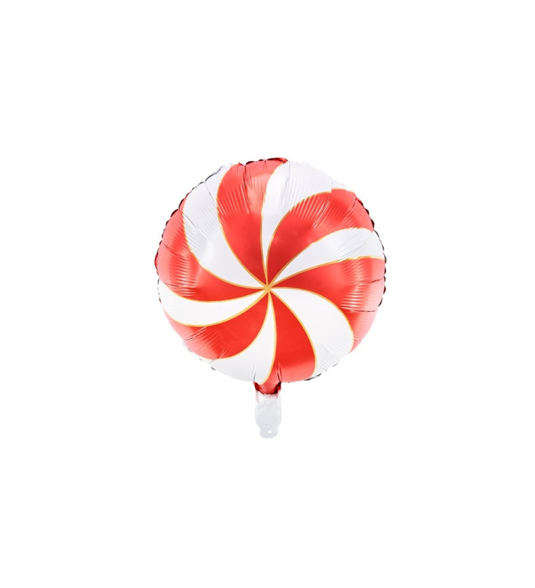 Fóliový balónik Candy, červený