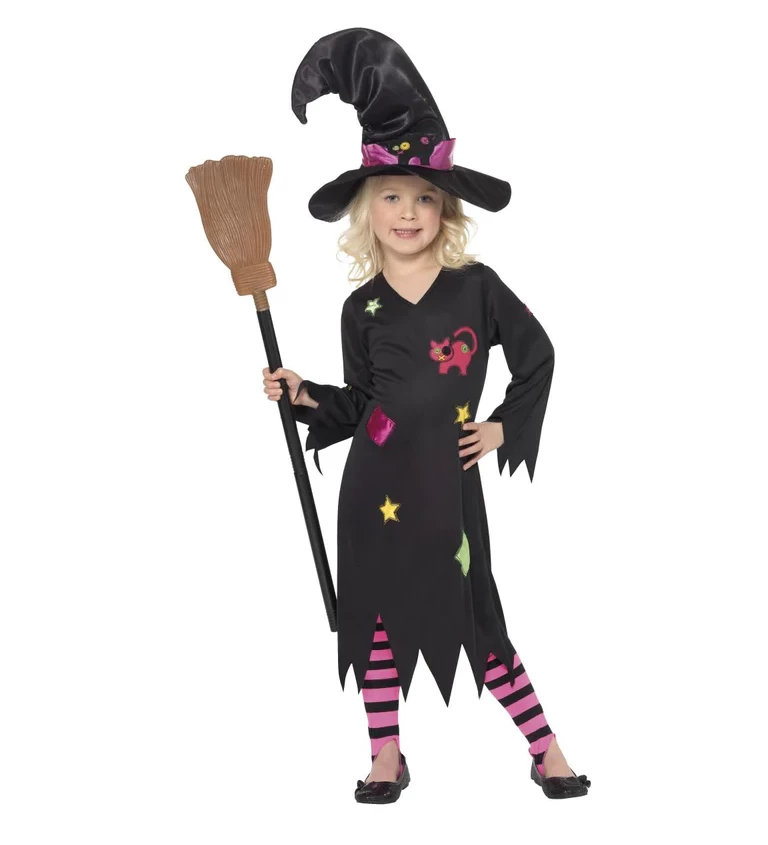 Detský kostým Malá čarodejnica