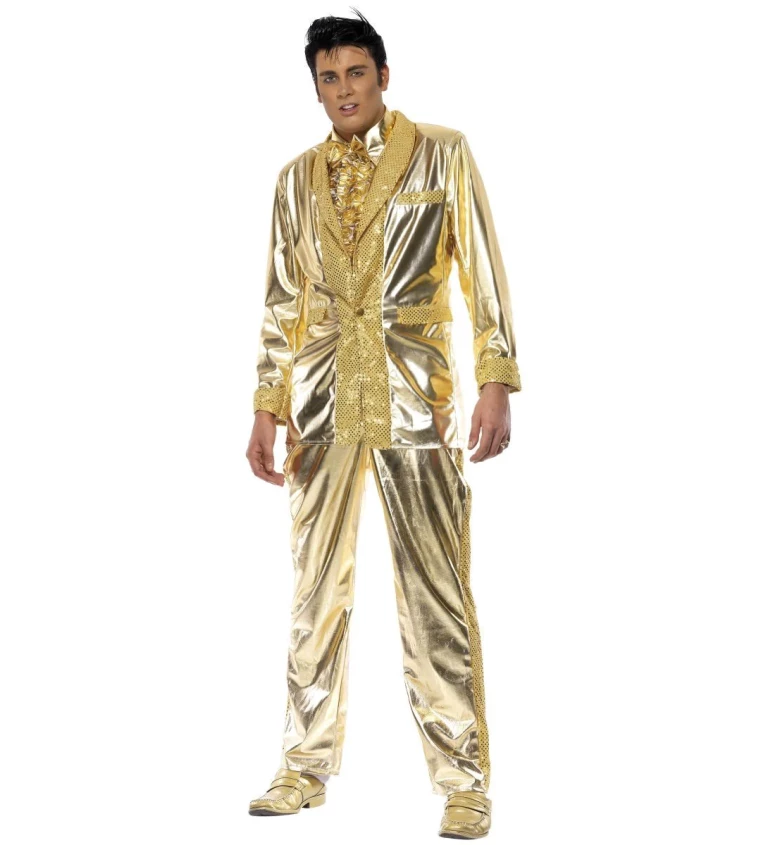 Kostým - Elvis zlatý