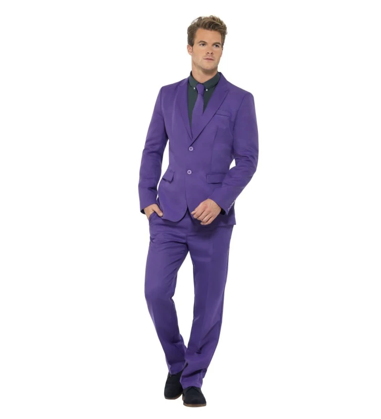 Kostým Oblek fialový