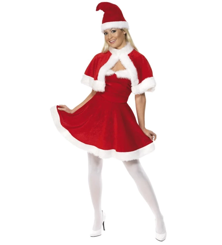 Kostým - Miss Santa deluxe