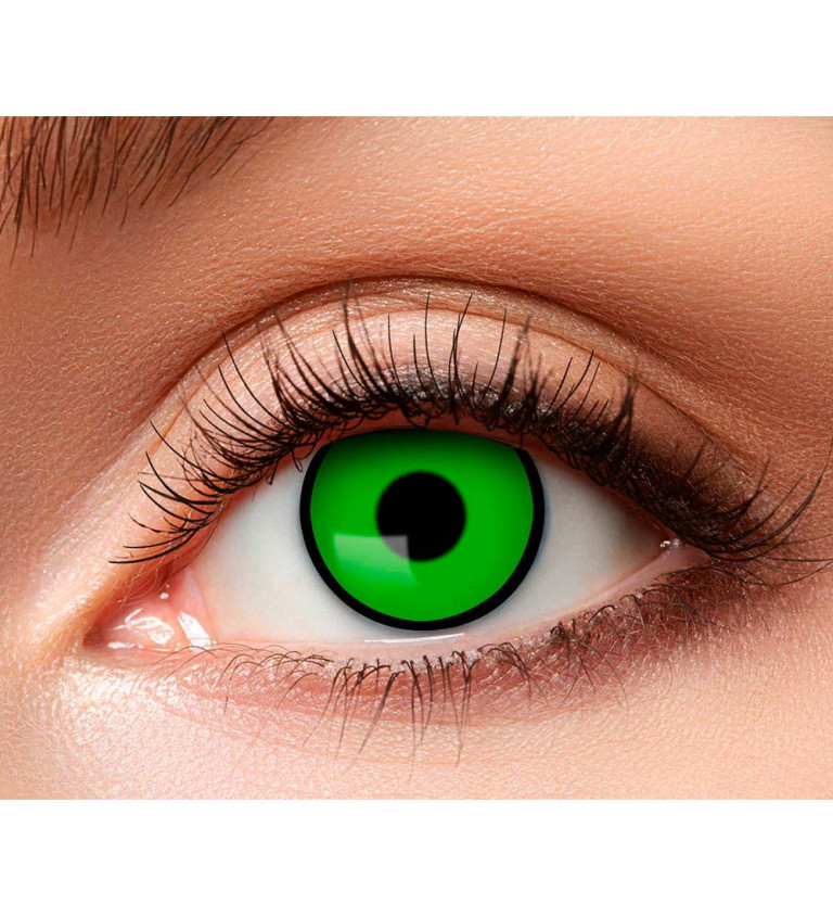 Kontaktné šošovky - zelené