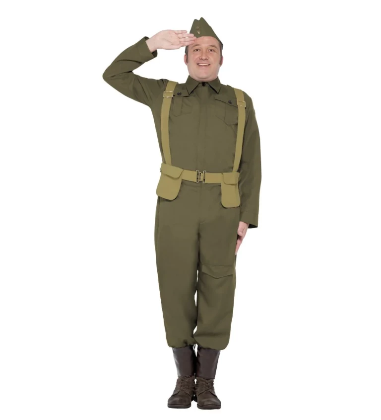 Pánsky kostým Vojak z druhej svetovej vojny