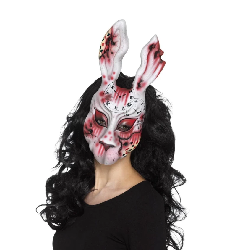Plastická maska Zlý králik