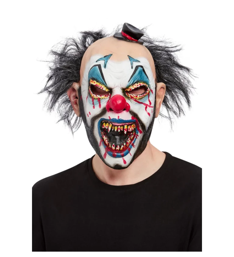 Zlý klaun Maska na hlavu