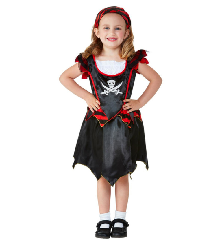 Pirátský detský kostým pre dievčatá