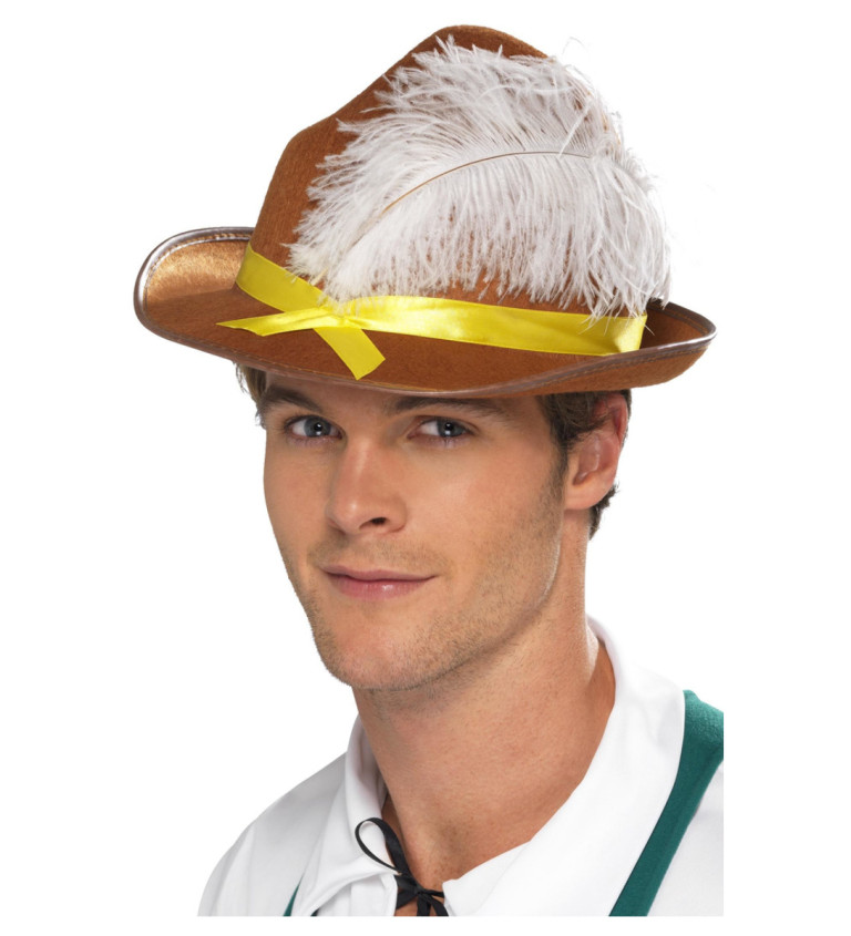Bavorský klobúk - hnedý