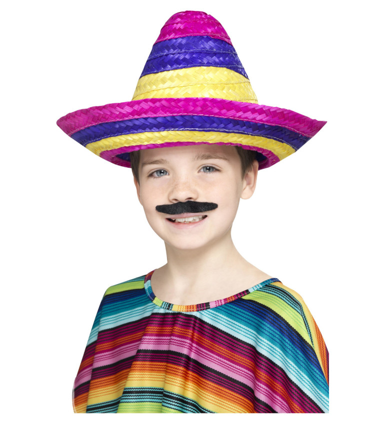 Detské sombrero - farebné