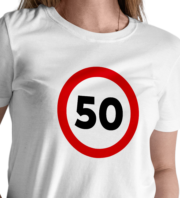 Dámske tričko biele - 50