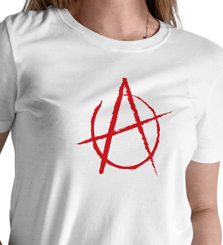 Dámske tričko biele - Anarchy