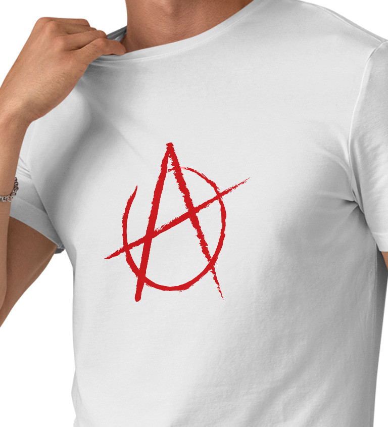 Pánske tričko biele - Anarchy 2