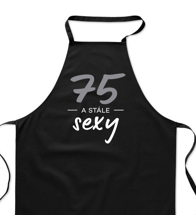 Zástera čierna - 75 a stále sexy